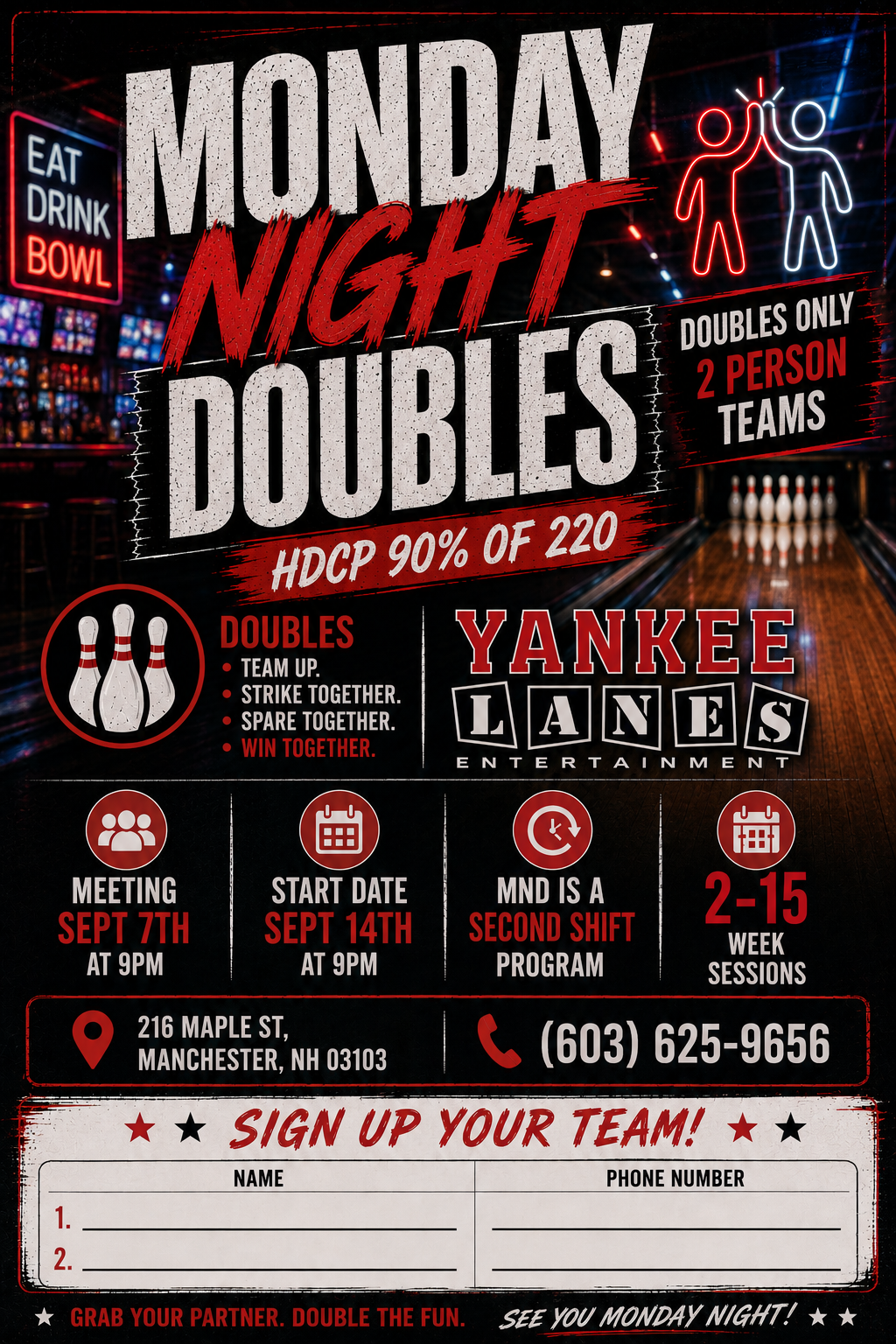 Monday Night Doubles